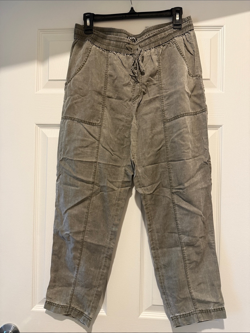 Express Women’s Drawstring Olive Pants